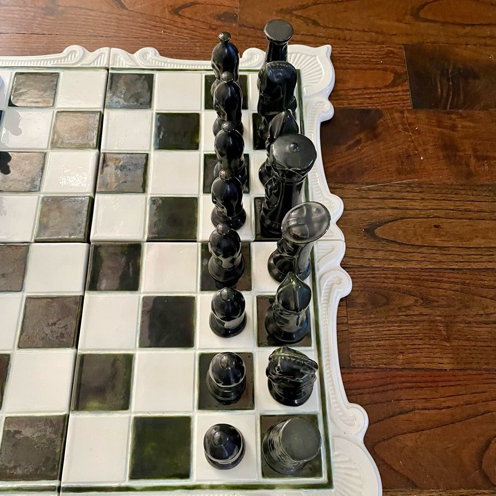 Glass Chess Set RARE - Picture 6 of 10